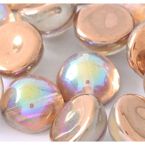 Copper Rainbow -5 beads - 14x8    