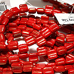 Gold Red Terra Red apx 30 beads