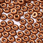 O-Bead 2x4 mm size 1.3 mm hole, Copper, 01750
