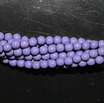 Czech glass pearls, 4mm Lt. Plum, 48257