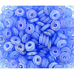 O-Bead 2x4 mm size 1.3 mm hole, Luster Opal Blue 31010-L